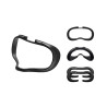 Set interfaccia facciale/cuscinetti vr cover oculus quest nero [vrcoqsetbr]