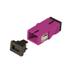Adattatore oem a bussola keystone sc simplex multimodale om4 fucsia