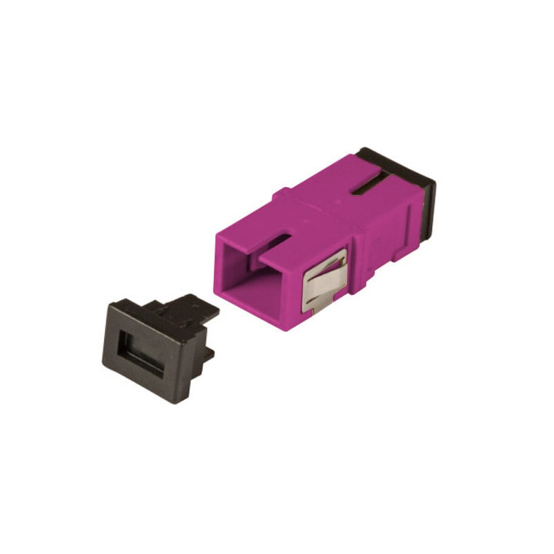 Adattatore oem a bussola keystone sc simplex multimodale om4 fucsia
