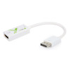 Adattatore techly displayport v1.2 a hdmi 4k@60hz bianco
