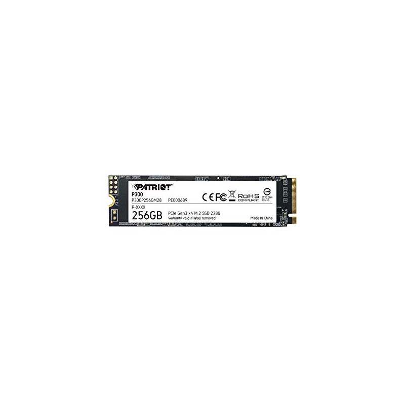 Ssd 256gb patriot p300 internal / m.2 pcie gen3 x4 nvme 1.3 / 2280