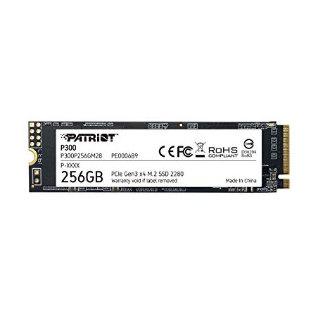 Ssd 256gb patriot p300 internal / m.2 pcie gen3 x4 nvme 1.3 / 2280