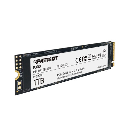ssd 512gb patriot p300 / internal / m.2 pcie gen3 x4 nvme 1.3 / 2280