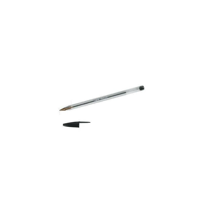 Scatola 50 sfera bic? cristal? fine 0.8mm nero [872731]