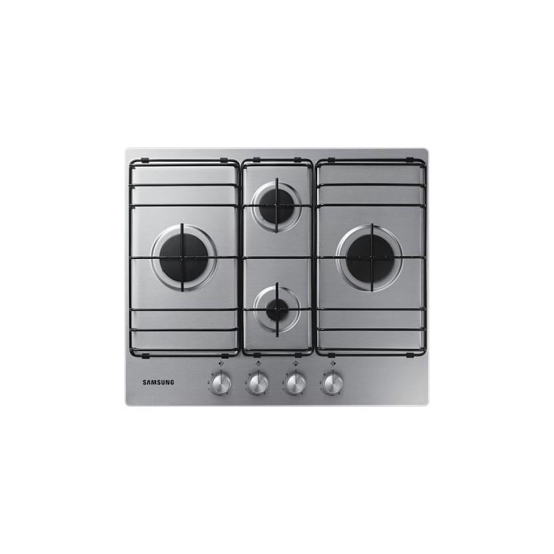 Piano cottura samsung na64h3110bs a gas acciaio inossidabile