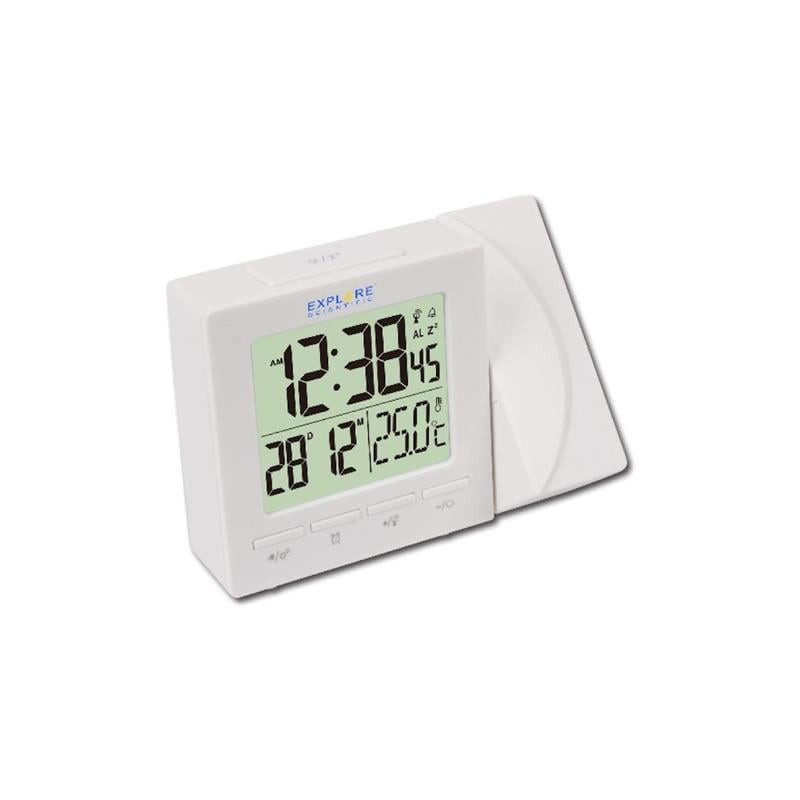 Orologio-sveglia explorer scientific rdp-1001 bianco [rdp1001