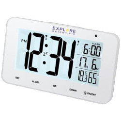 Orologio-sveglia explorer scientific rdc-1004 bianco [rdc1004