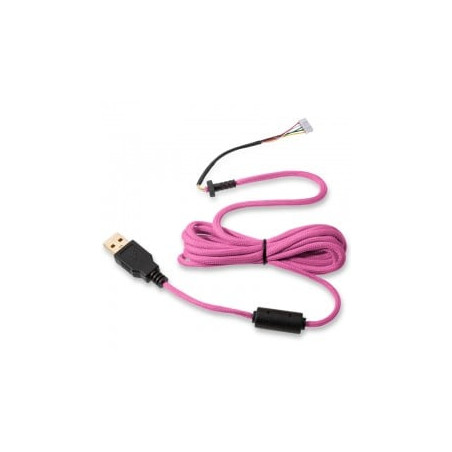 Glorious pc gaming race ascended cable v2 - majin pink