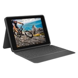 Custodia tablet logitech rugged folio per ipad (7a 8a generazione)