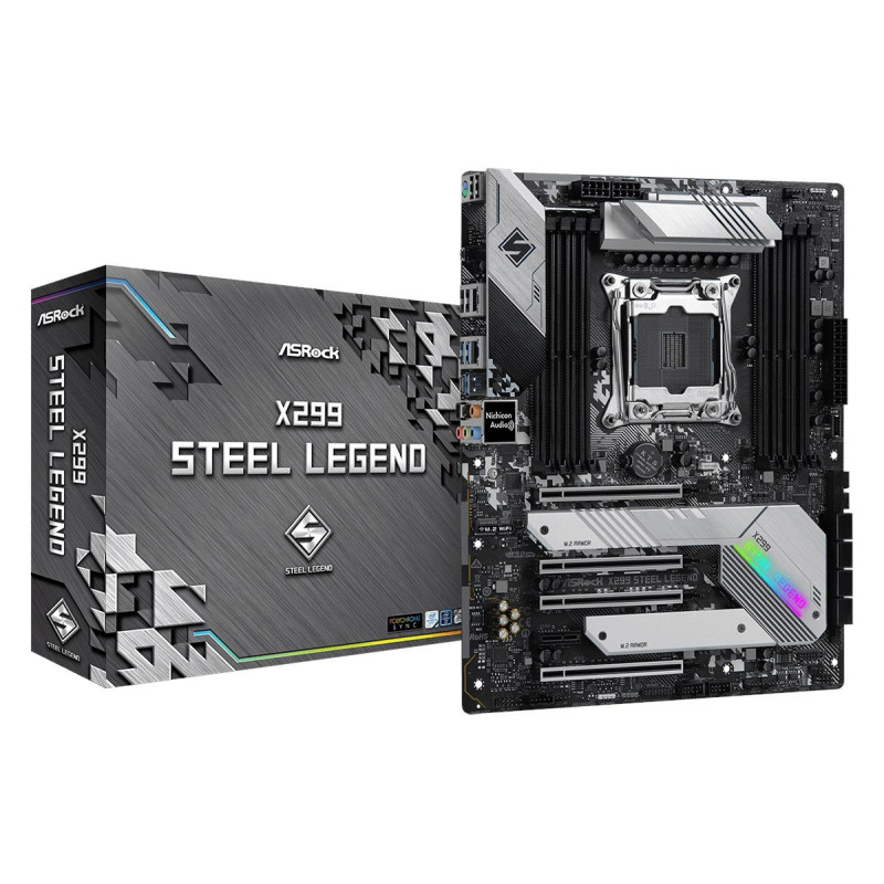 Scheda madre asrock x299 steel legend s.2066 retail [90-mxbbj0-a0uayz]