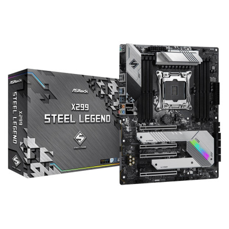 Scheda madre asrock x299 steel legend s.2066 retail [90-mxbbj0-a0uayz]
