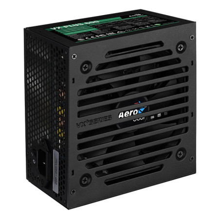 Alimentatore 600w aerocool pgs vx-600plus 80+ box nero [aeropgsvx-600plus-80]