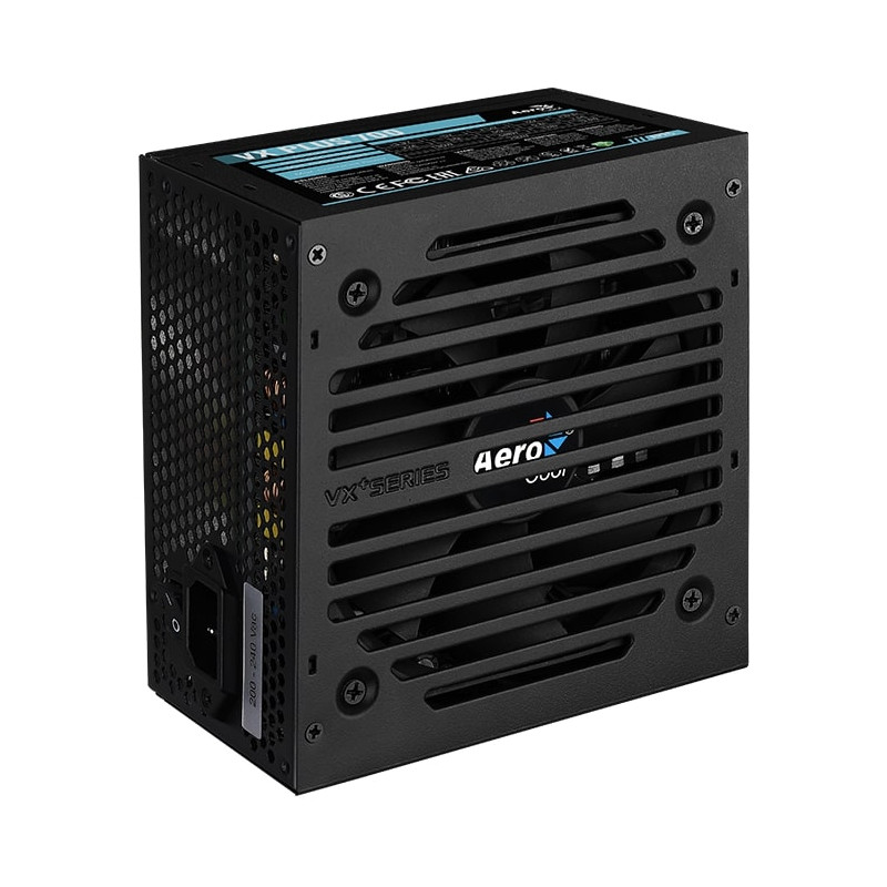 Alimentatore 700w aerocool pgs vx-700plus 80+ box nero [aeropgsvx-700plus-80]