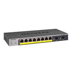 Switch netgear gs110tp ver. 3 poe/ge/ge/sma/08 - 8x poe, poe-budget