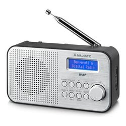 Radio majestic rt194dab bk dab+/fm 2all.ricaricab