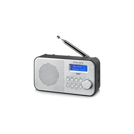Radio majestic rt194dab bk dab+/fm 2all.ricaricab