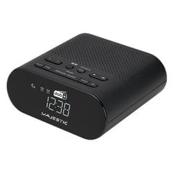 Radiosveglia majestic rs116 blk dab+ 20m usb-ric 2all.