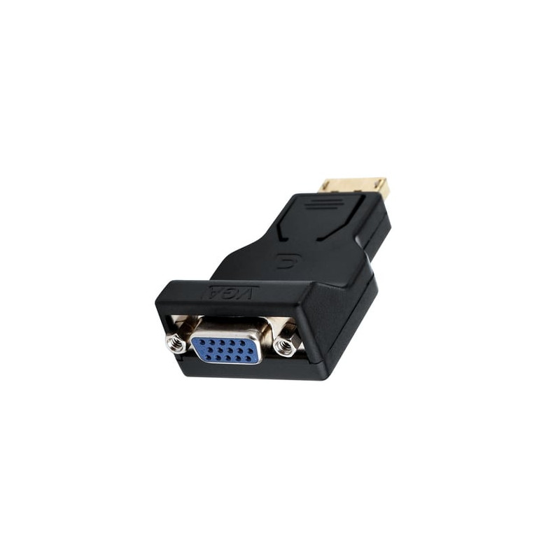 Adattatore itec displayport a vga m/f nero [akitcva00000003]