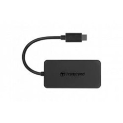 Hub usb transcend ts-hub2c usb 3.0 tipo-c 4 porte nero [ts-hub2c]
