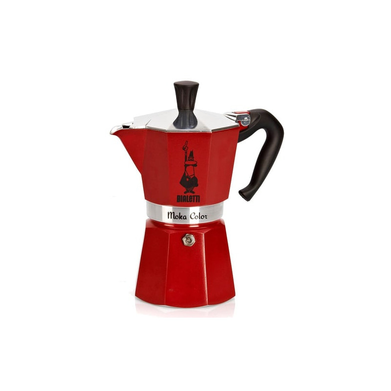 Caffettiera bialetti moka express 3tz rossa [0004942]