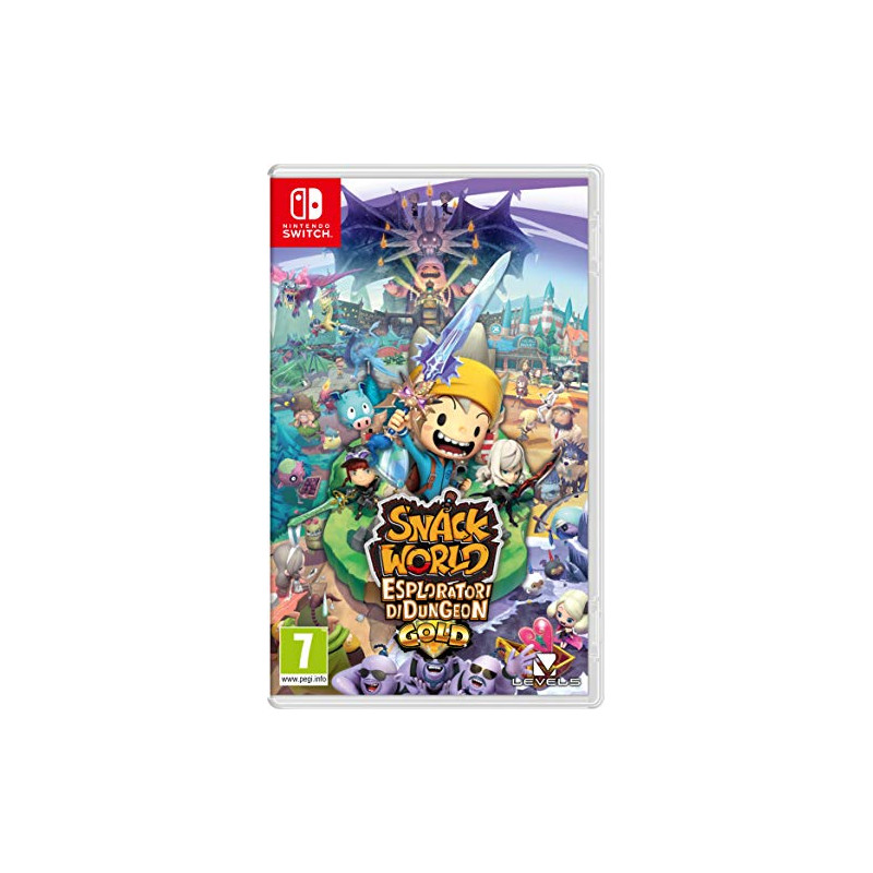 Videogioco nintendo switch - snack world: esploratori di dungeon,