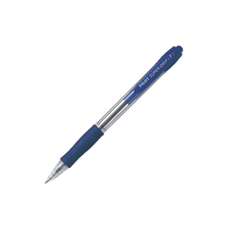 Penna sfera scatto super grip blu fine 0.7mm pilot [001532]