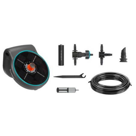 Set di irrigazione gardena aquabloom a energia solare per balconi