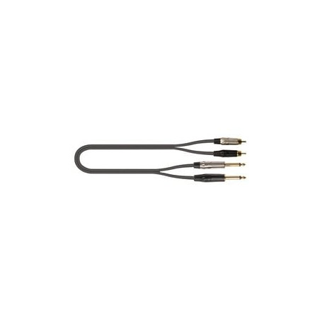 Cavo quiklok just 2rca2j 2 2j.mon-2rcam.2mt