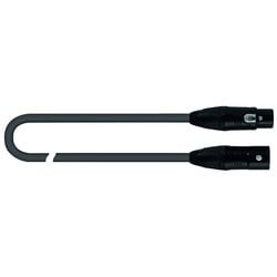 Quiklok cavo just mf 3 mic.xlr(f)-xlr(m) 3mt