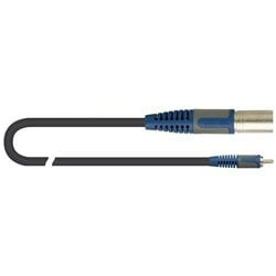 Cavo quiklok mic.rksa133-2 xlr maschio- rca 2mt 1cm