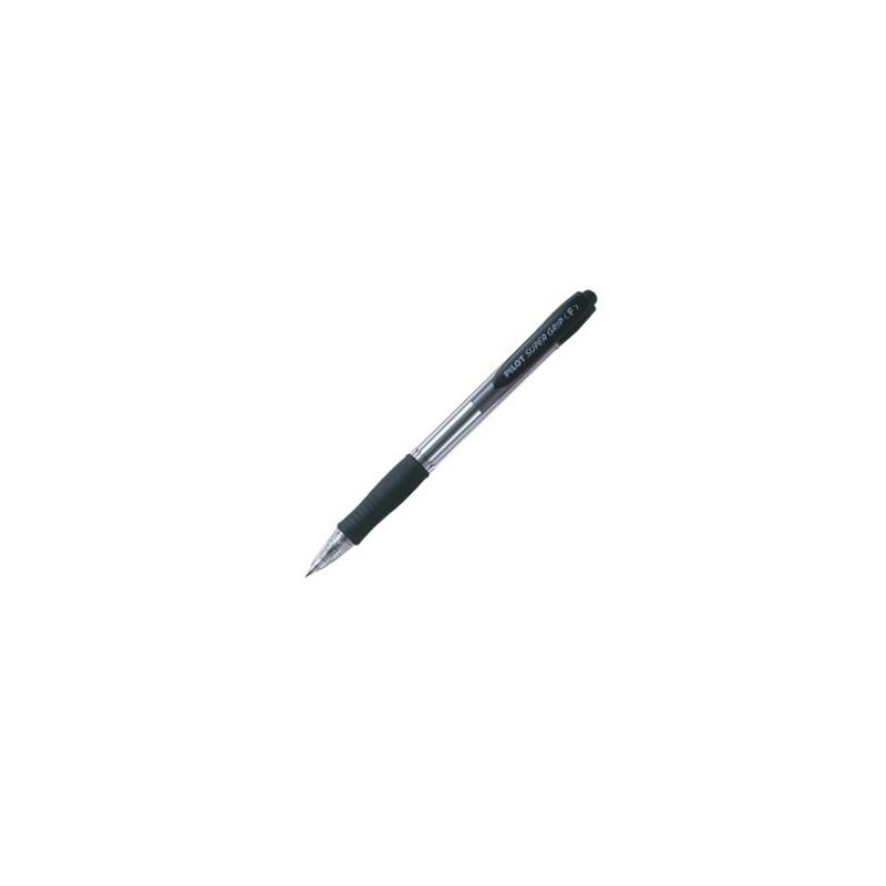 Penna sfera scatto super grip nero fine 0.7mm pilot [001531]