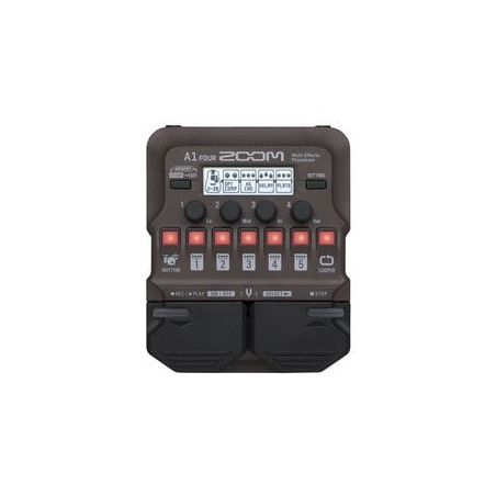Pedaliera multieffetto zoom chitarre a1 four nero