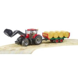 Veicolo trattore bruder case ih optum 300cvx 1:16 con caricatore