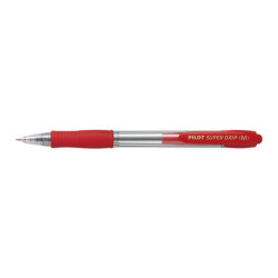 Penna sfera scatto super grip rosso m pilot [001442]