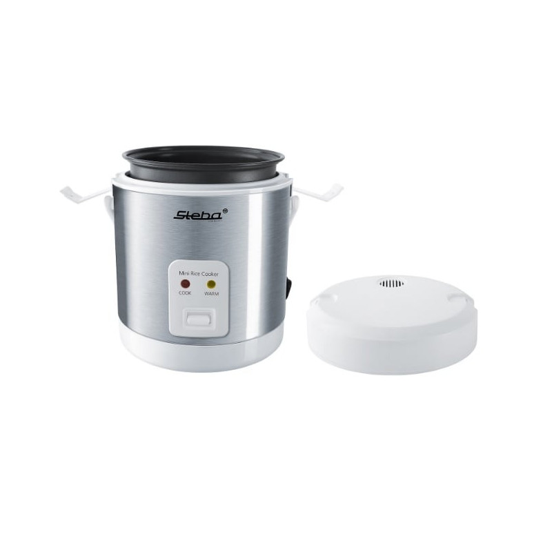 Mini cuociriso steba rk 4 m 0.9l acciaio inossidabile/bianco [053400]