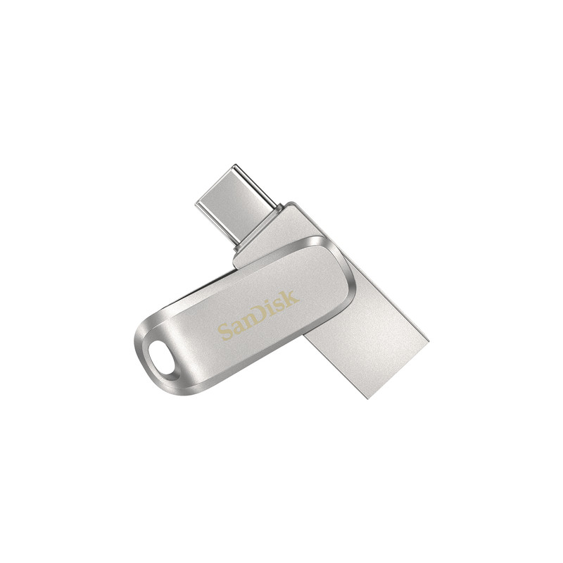 Pen drive 128gb sandisk ultra dual drive luxe usb tipo c 3.1 [sdddc4-128g-g46]