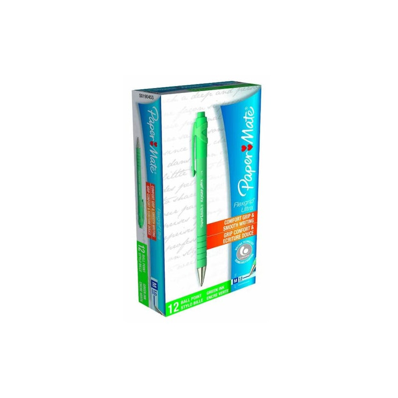 Penna sfera scatto flexgrip ultra 1.0 verde papermate [s0190453]