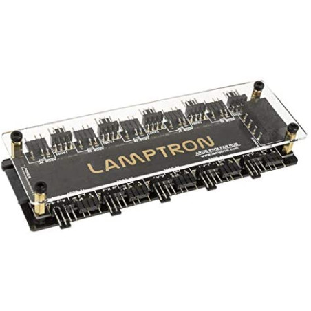 Controllore ventole lamptron e rgb hub sp901-argb pwm - argb