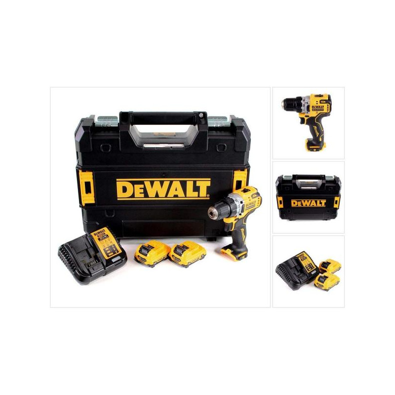 Avvitatore dewalt dcd701d2-qw brushless 12v 2x2ah [dcd701d2-qw]
