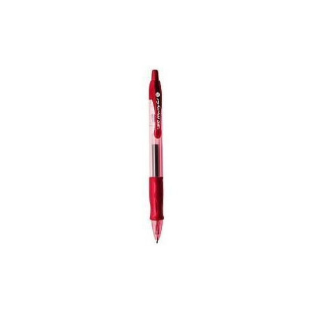 Scatola 12 penne sfera gel scatto velocity rosso 0.7mm bic [829159]