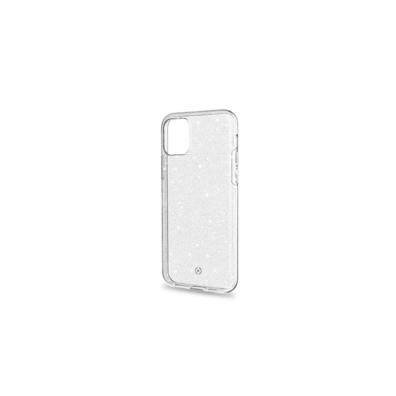 Celly sparkle custodia per cellulare 15,5 cm (6.1") cover trasparente,