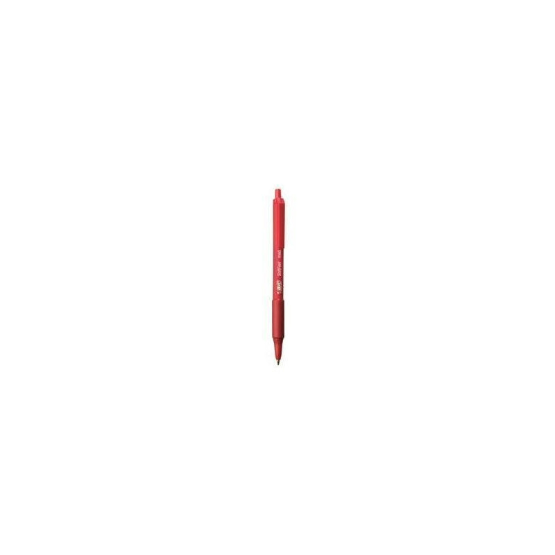Scatola 12 penne sfera scatto softfeel clic grip rosso [837399]