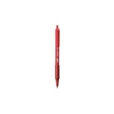 Scatola 12 penne sfera scatto softfeel clic grip rosso [837399]