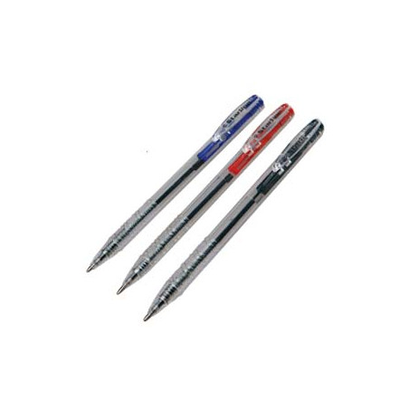 Scatola 20 penne sfera scatto blu p.media starline [5604]