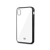 Custodia celly laser matt per iphone xr 6.1" trasparente/nero