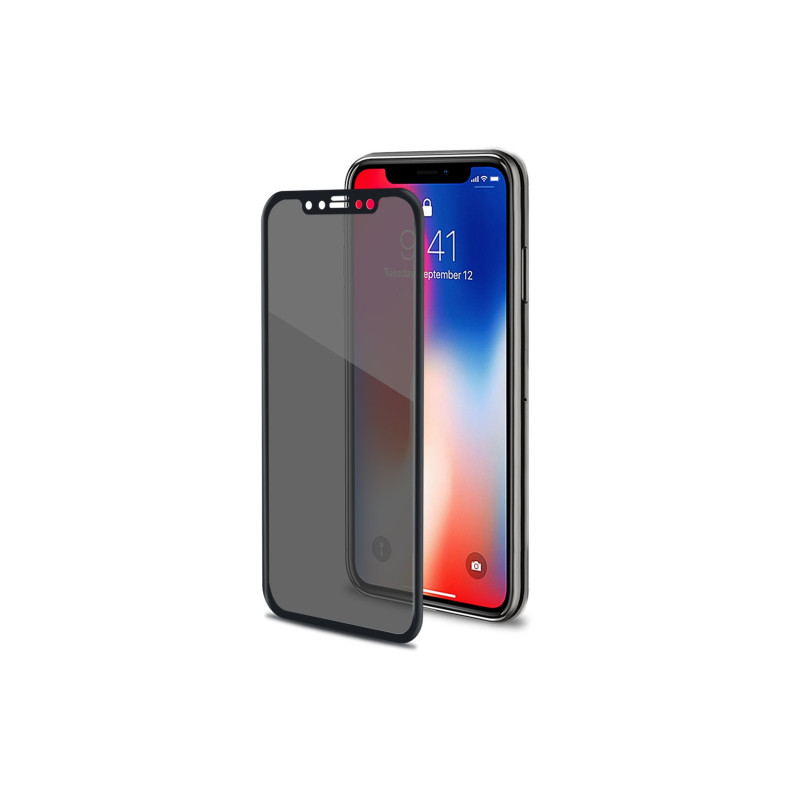 Privacy 3d glass iphone x/xs black [privacy3d900bk]