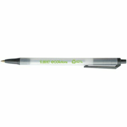 Scatola 50 penne a sfera scatto ecolutions nero 1.0mm bic [8806871]