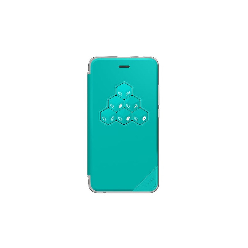 Wiko wisfw0045 custodia per cellulare custodia a libro turchese