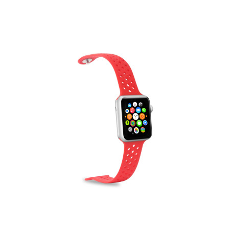 Cinturino celly per apple watch 42/44mm rosso [watchbandrd]