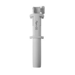 Monopiede celly click bastone per selfie smartphone bianco